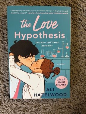 The Love Hypothesis by Ali Hazelwood - Teal & Pink Paperback